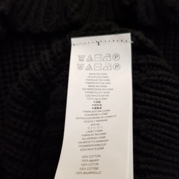 Black Long Sleeves Sweater Top Size Small,Fall Top - Picture 5 of 8